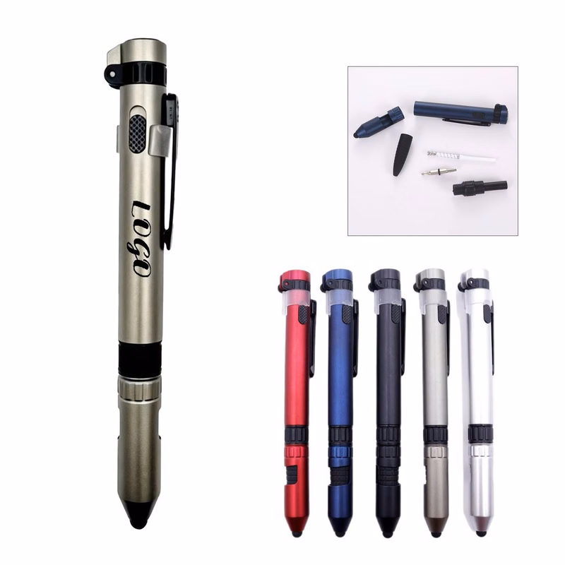 Multi Purpose Luminous Compass Pen With Compass Strip