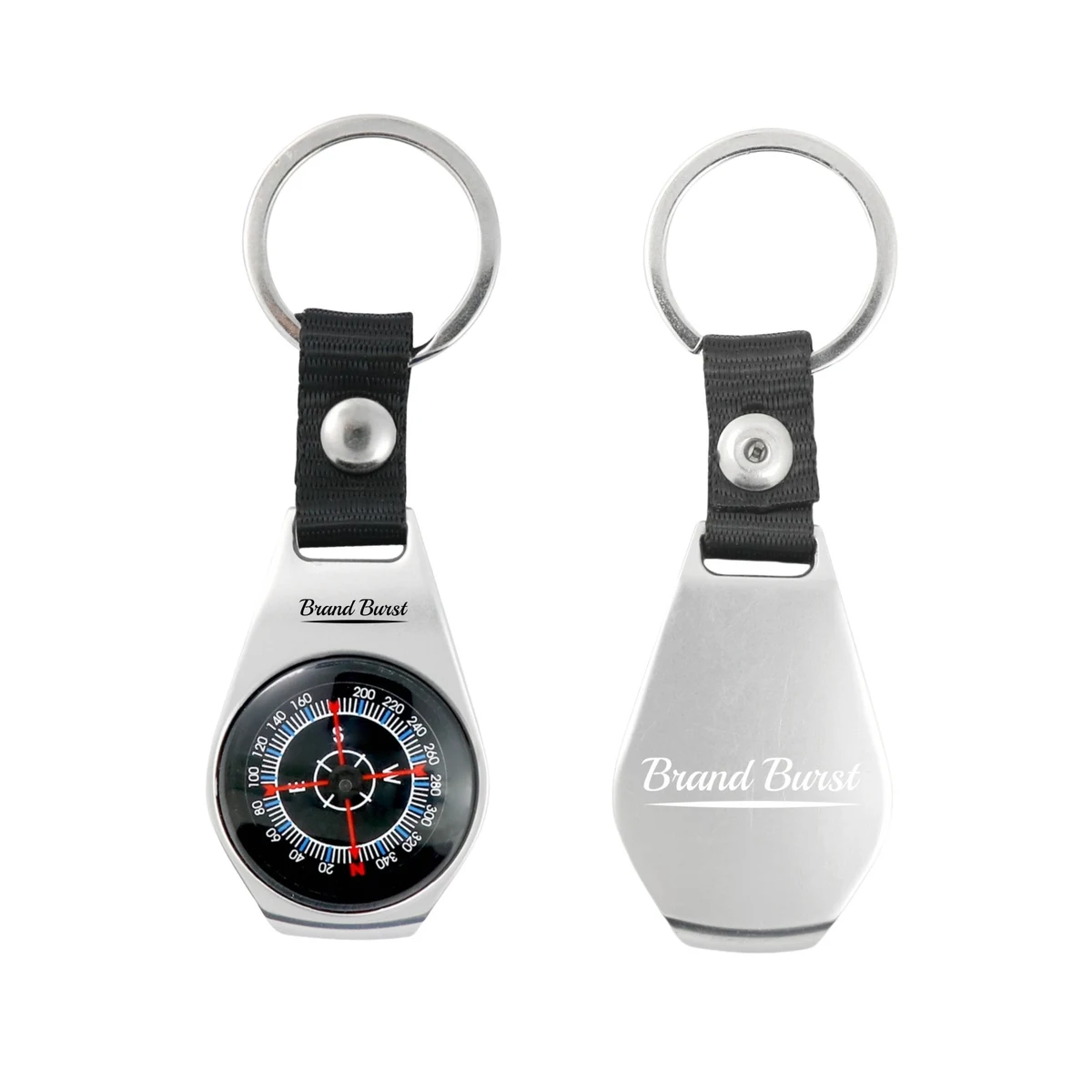 Keychain Military Magnetic Compass, custom keychain with logo imprint 1