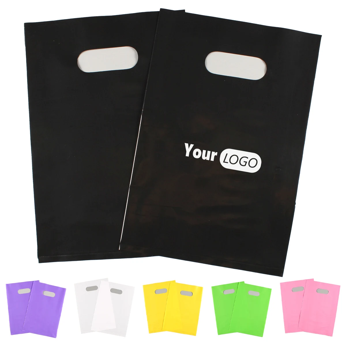 Polyethylene Customizable Minimalist Gift Bag 1