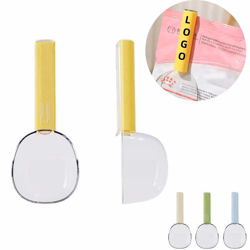 2 in 1 Scoop With Sealing Clamp for Rice Flour Pet Food