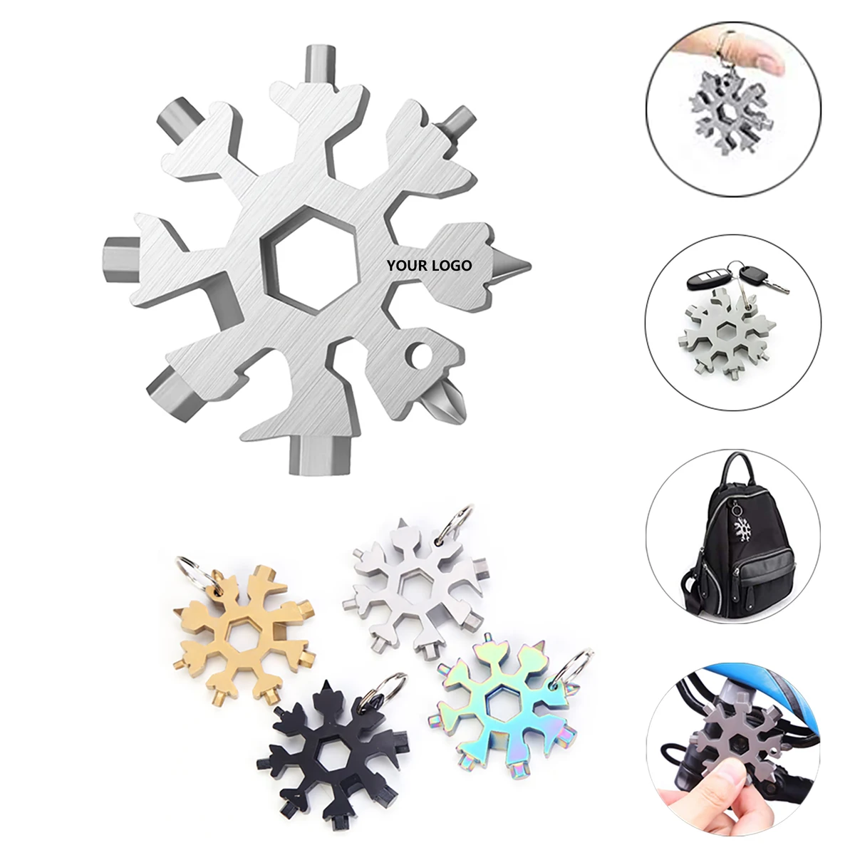 18 in 1 Snowflake Multifunction Tool 1