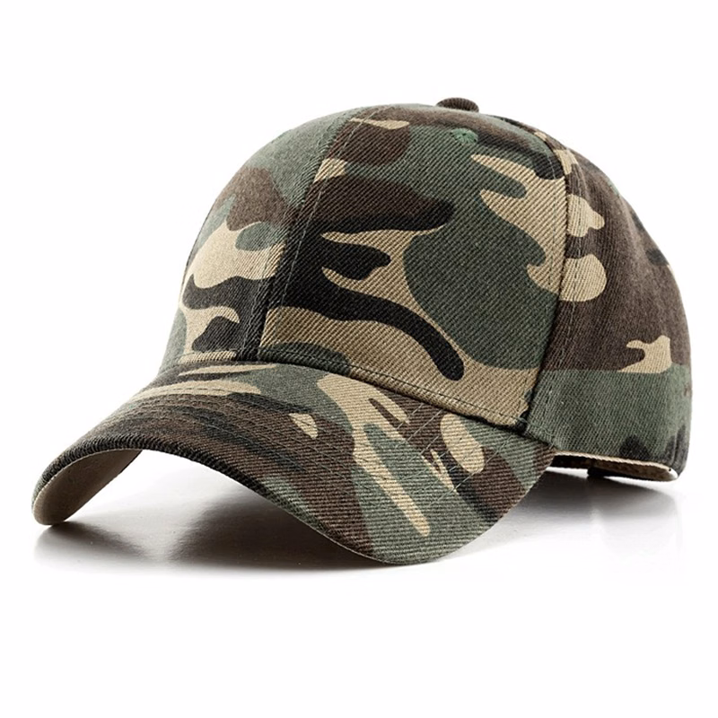 Structured Camo Baseball Cap