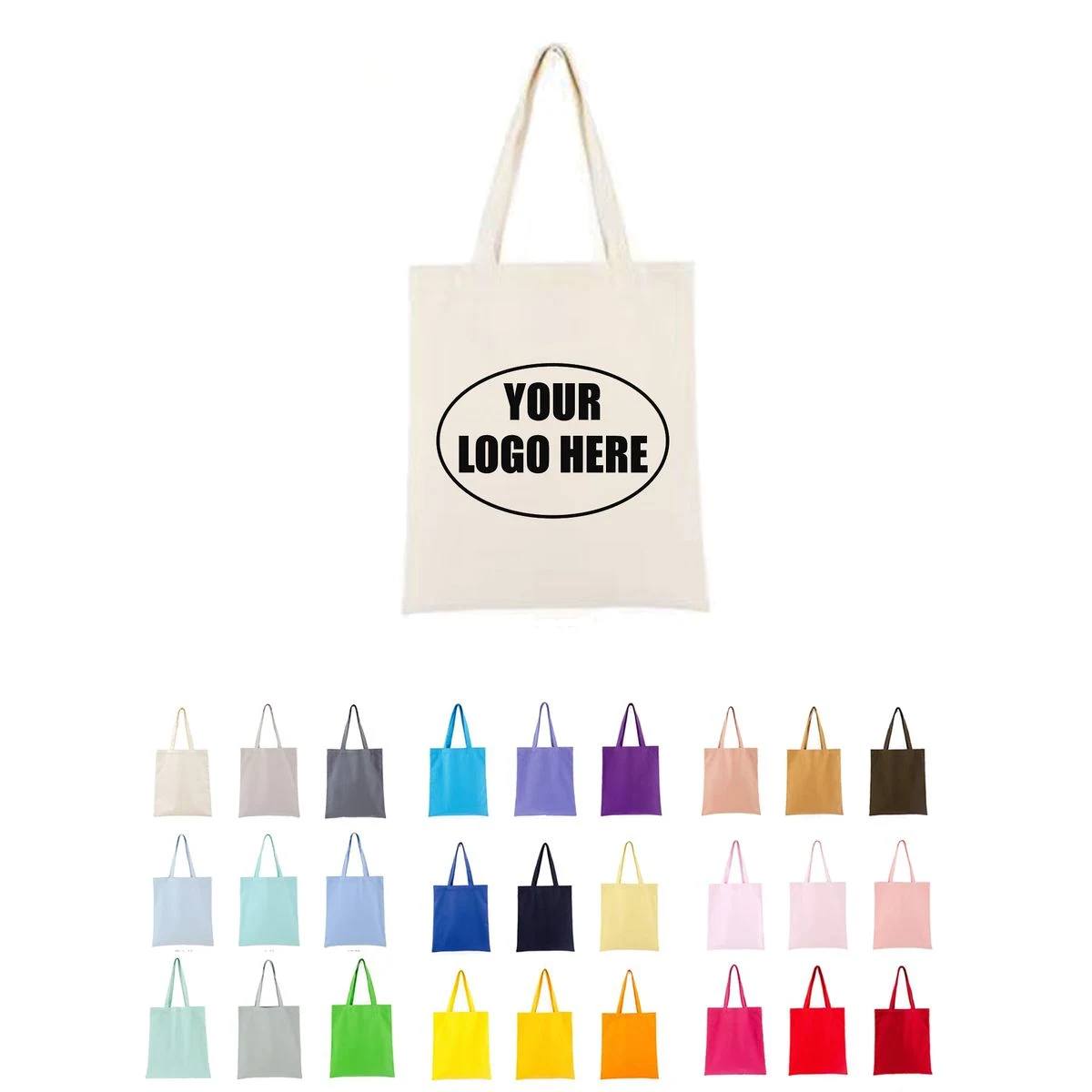 Eco-friendly Canvas Shopping Bag, custom tote bag with logo imprint 1