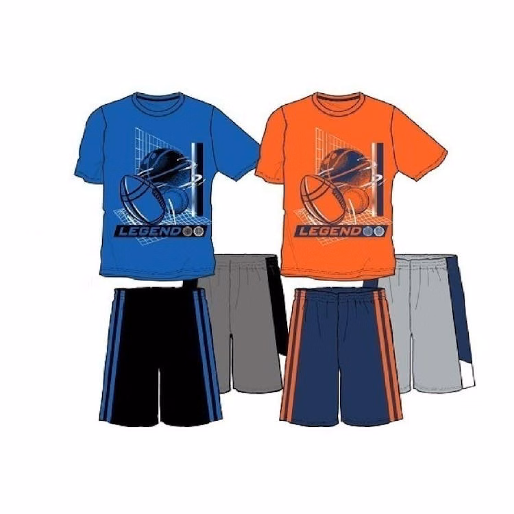 Boys Short Set - 3pc Size 4-7