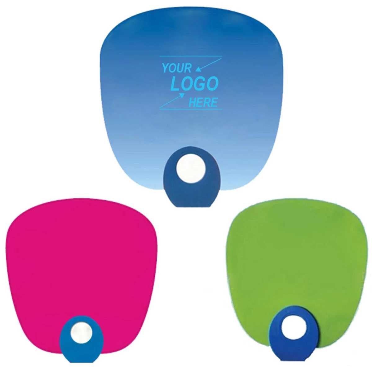 Circular Polypropylene Hand Fan 1