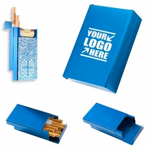 Slide Open Aluminum Cigarette Case