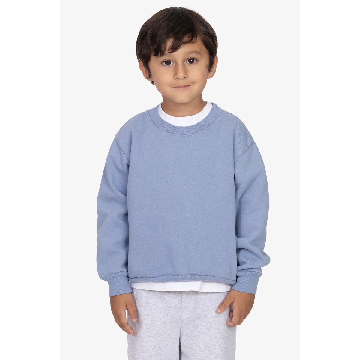 LS HVY FLEECE PO CREW 14 OZ 1