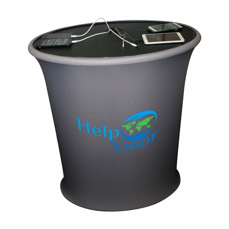 Shox™ Automatic Pop-Up Charging Podium counter Replacement Graphic