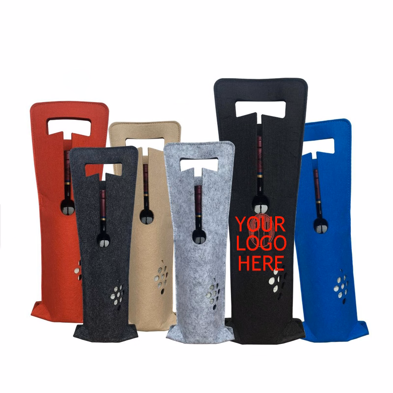 Felt Wine Tote Bag