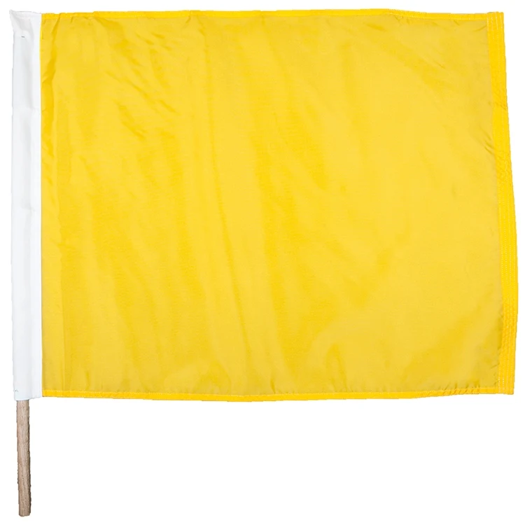 24" x 30" Caution Polyester Auto Racing Flag 1