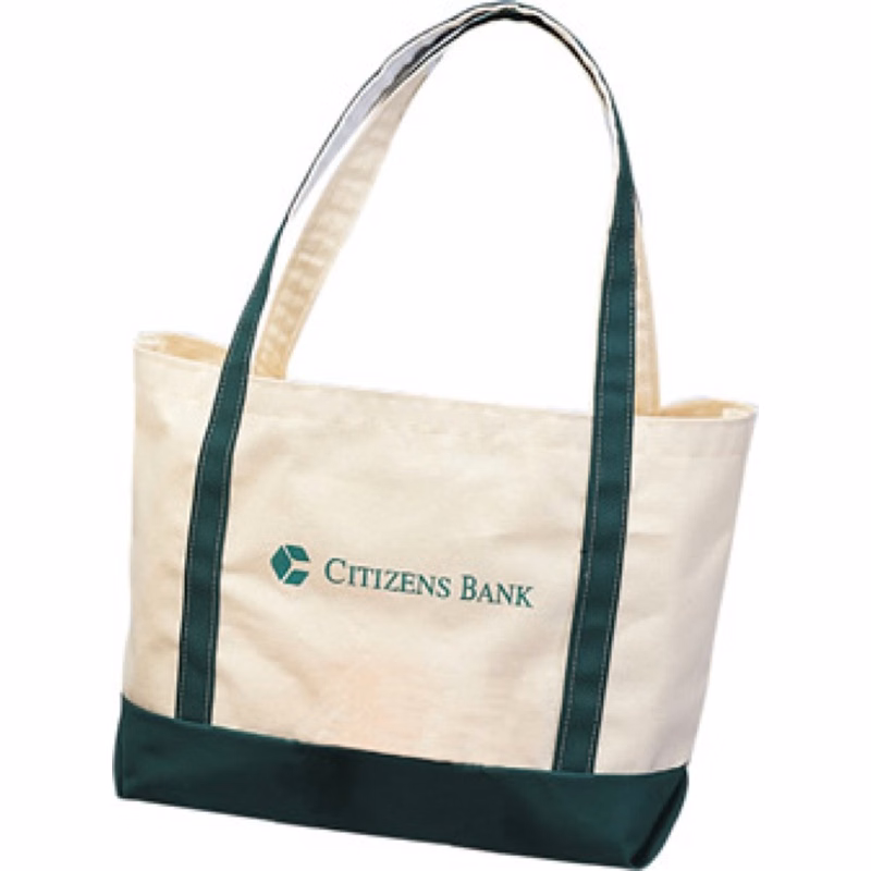 10 Oz. Natural Canvas Yachting Tote Bag