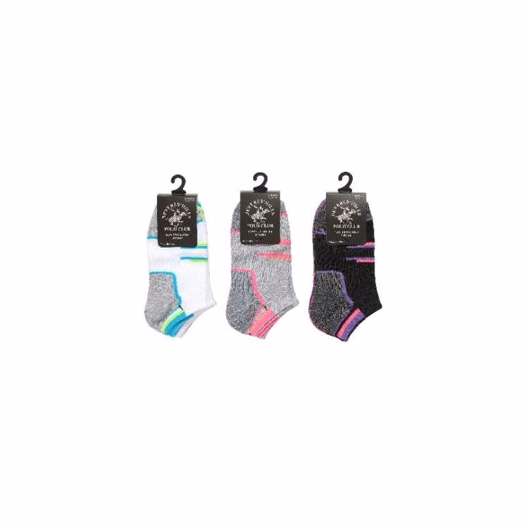 BHPC Fashion Assorted Low Cut Socks - 3 Pack Assorted Colors