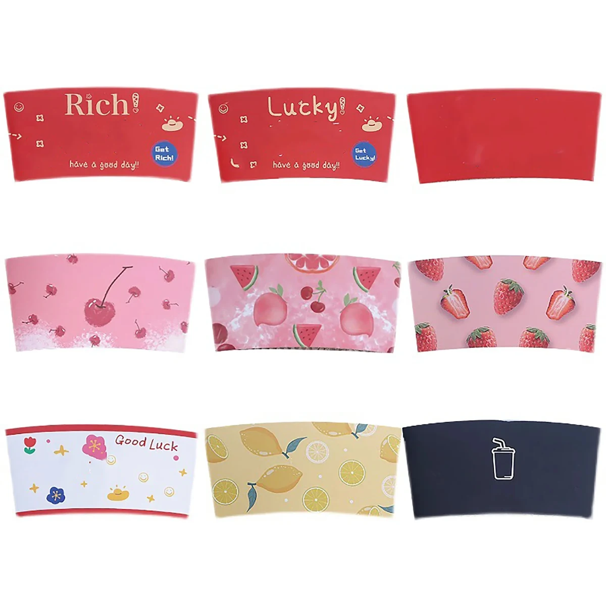 12-16Oz Full Color Insulated Cup Covers MOQ 500PCS 1