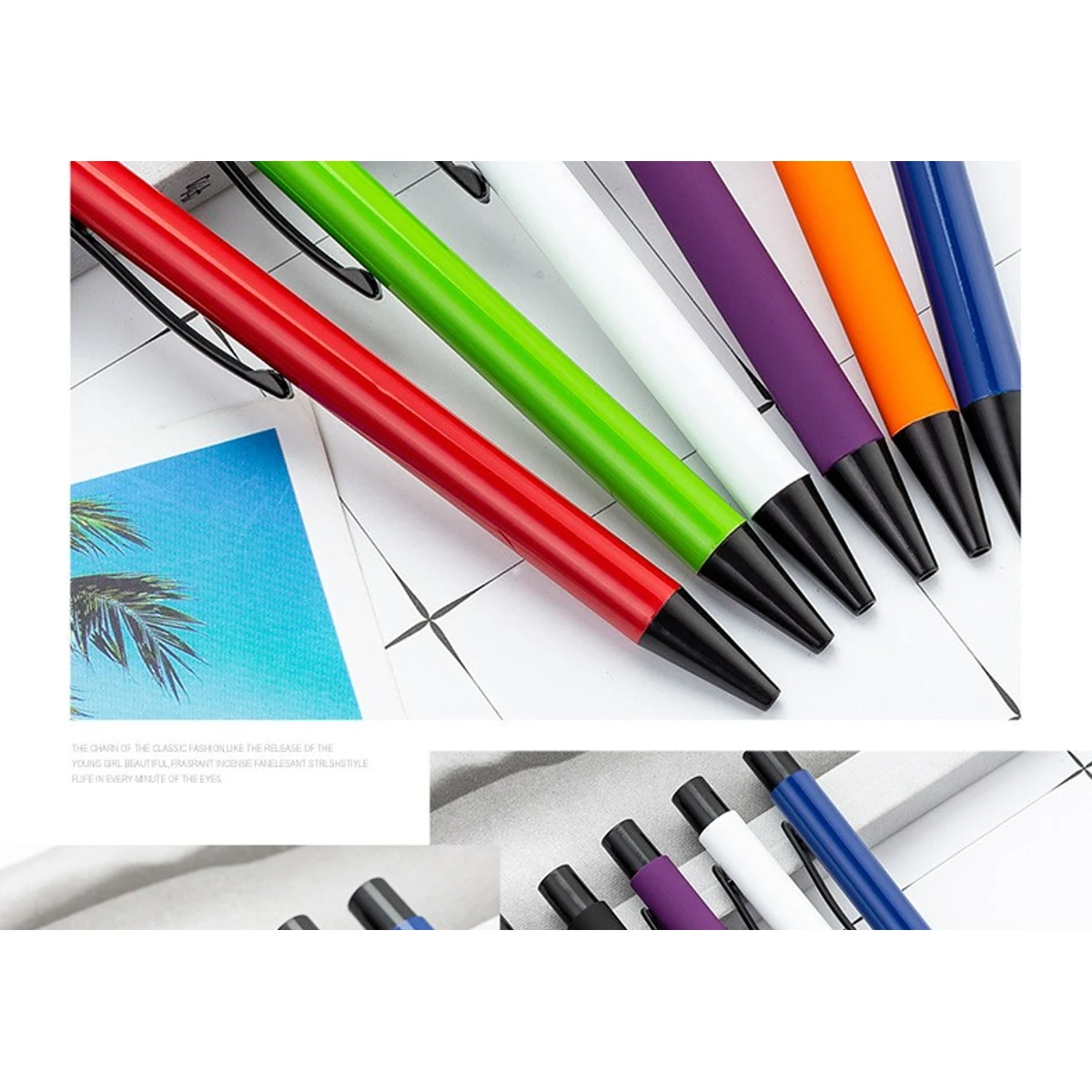 Press the aluminum rod ballpoint pen 1