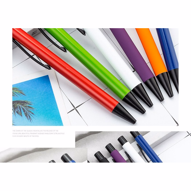 Press the aluminum rod ballpoint pen