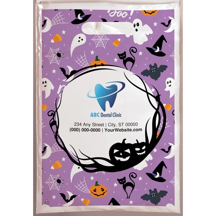 Halloween Scatter Design 1 Plastic Bags (9" x 13") 1