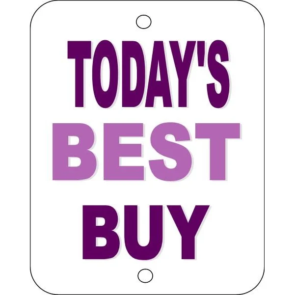 18" x 24" Custom Cut Vinyl .040" Aluminum Signs w/ Holes 1