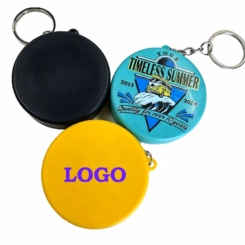 Round PU Foam Squishy Keychain