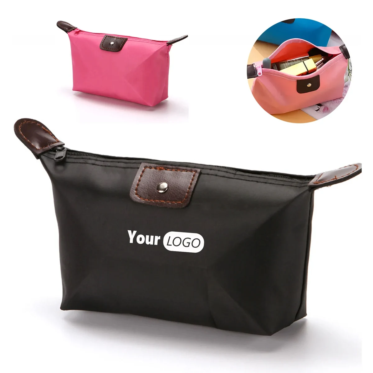 Nylon Ropeinstagram Includes Make-Up Travel Portable Handbag 1