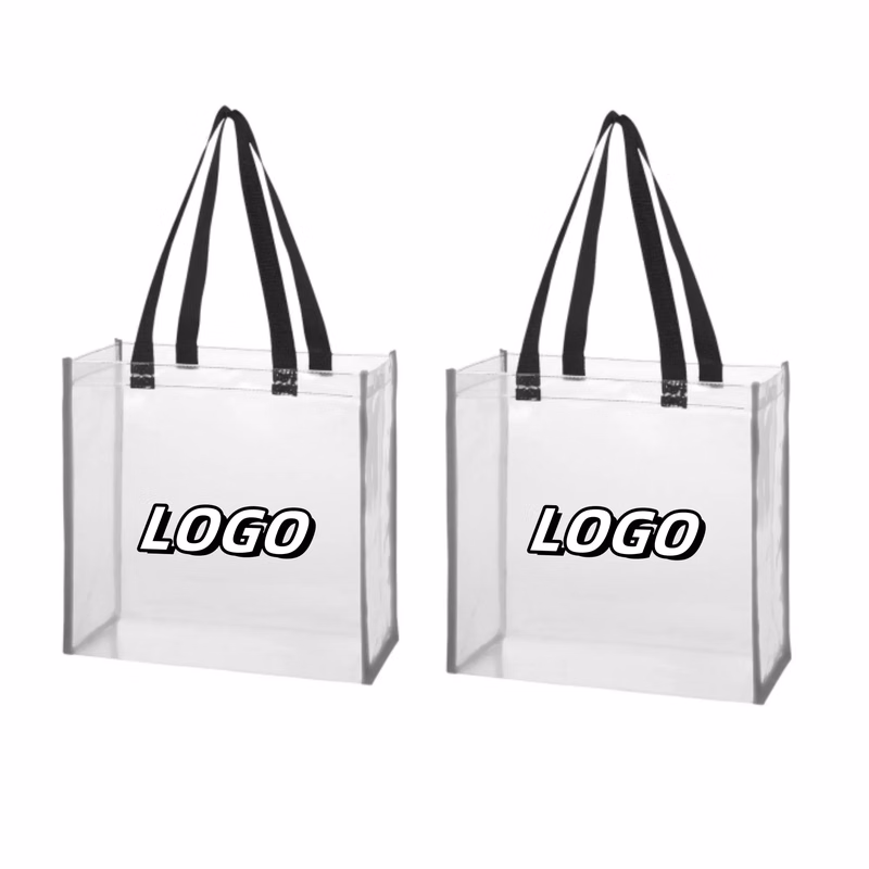 Clear PVC Tote Bag 12"x12"x6"