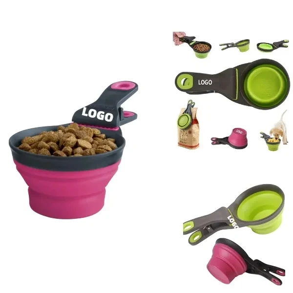 Silicone Multicolor Pet Food Scoop 1