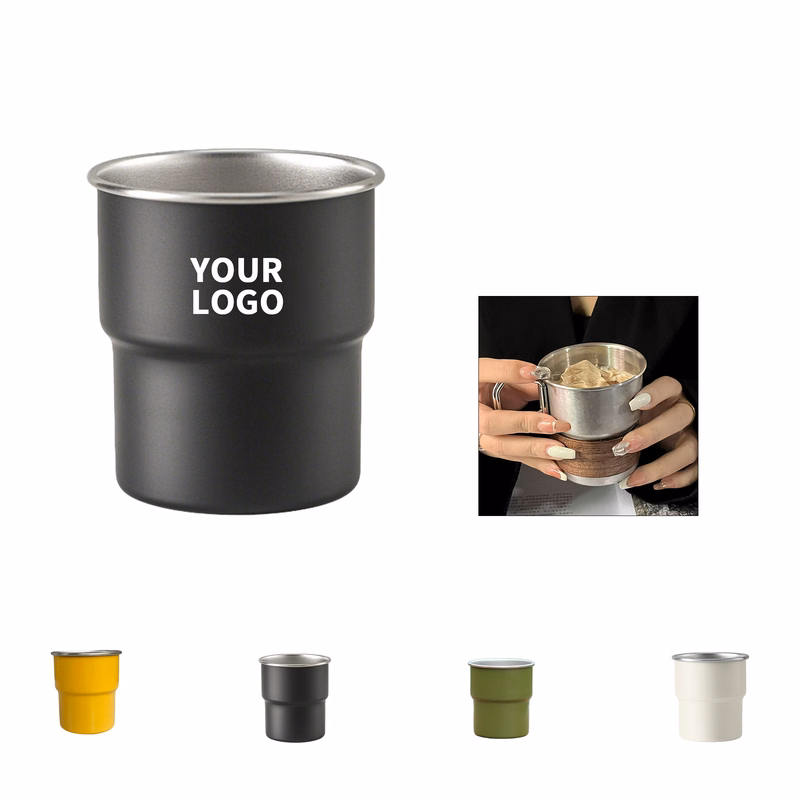 Stainless Steel Tumbler 10 Ounce Single Wall Stackable
