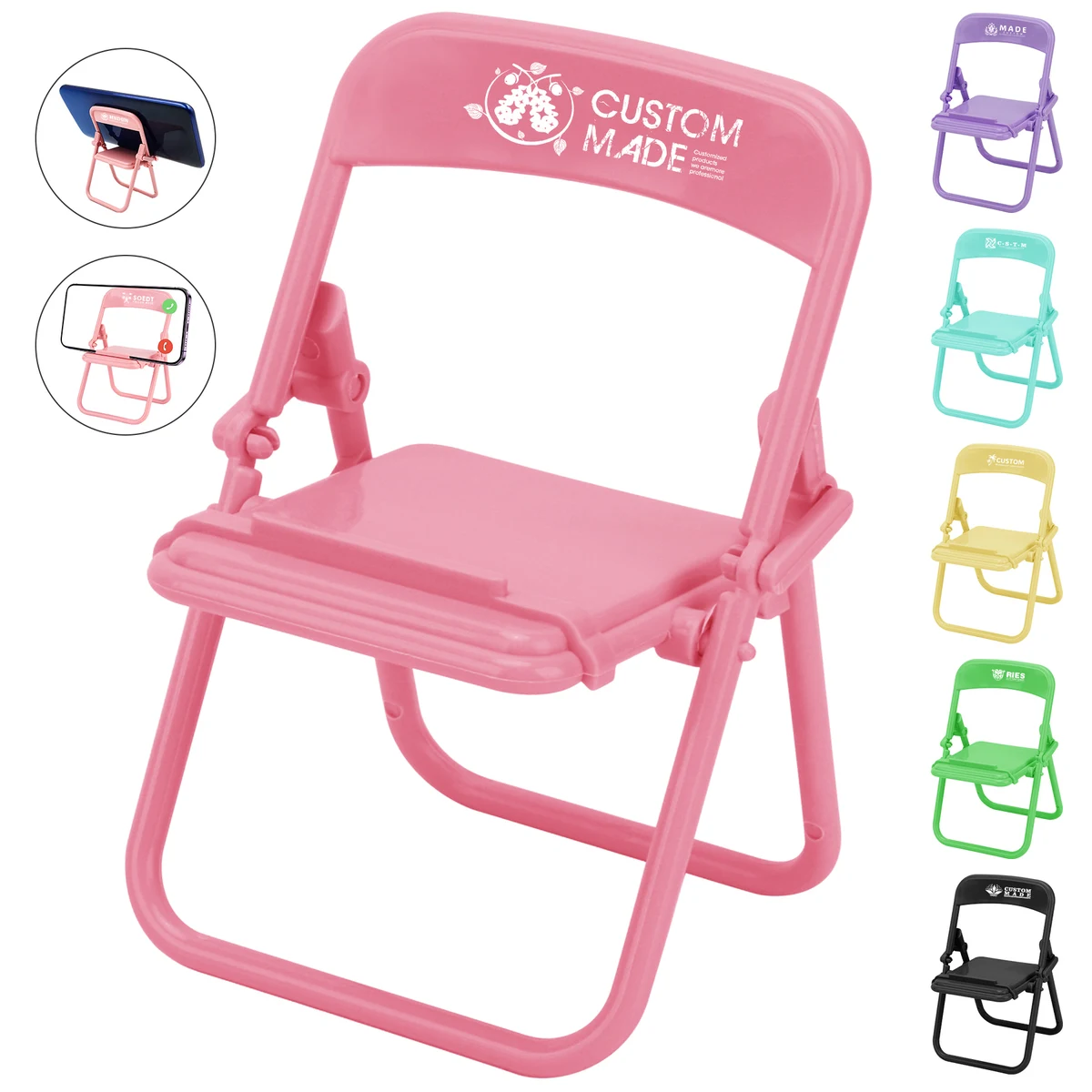 Foldable Chair-Shape Mobile Phone Holders 1