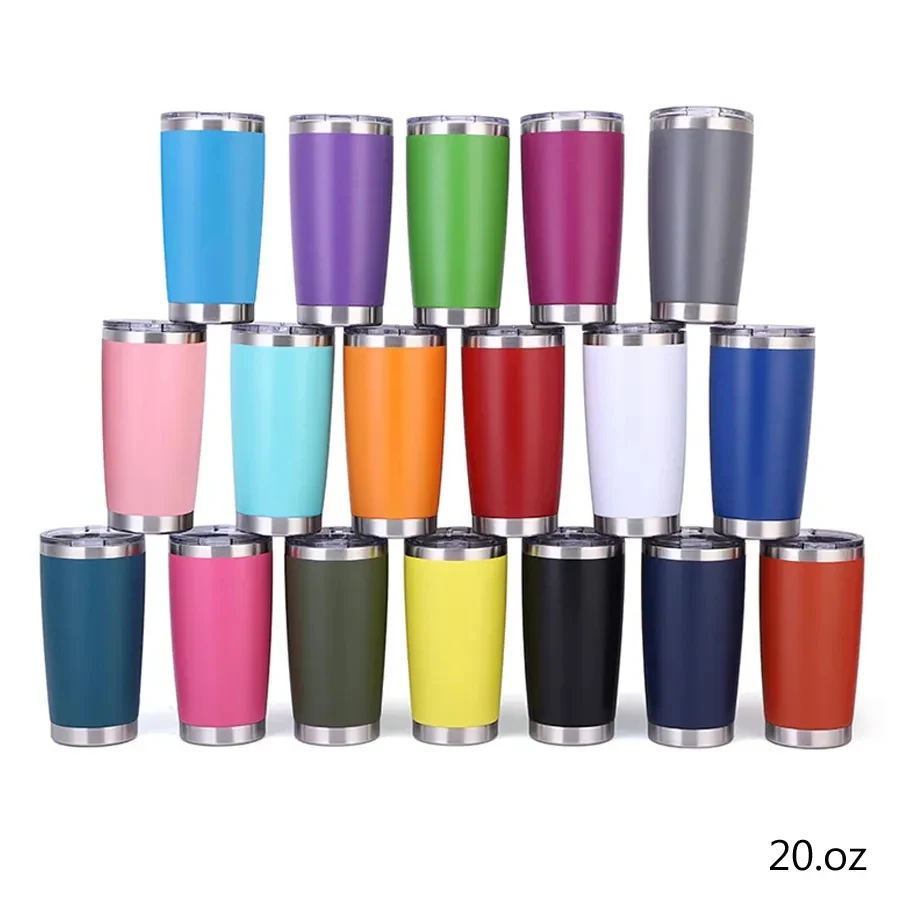 Double Wall Vacuum Insulated Travel Mug-20.oz 1
