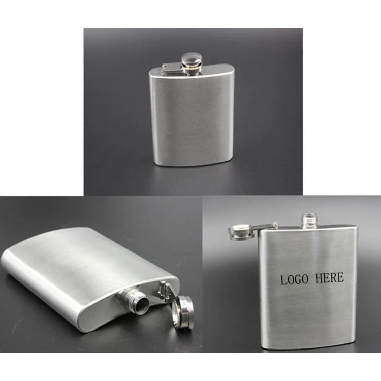 6 Oz. Stainless Steel Hip Flask 1