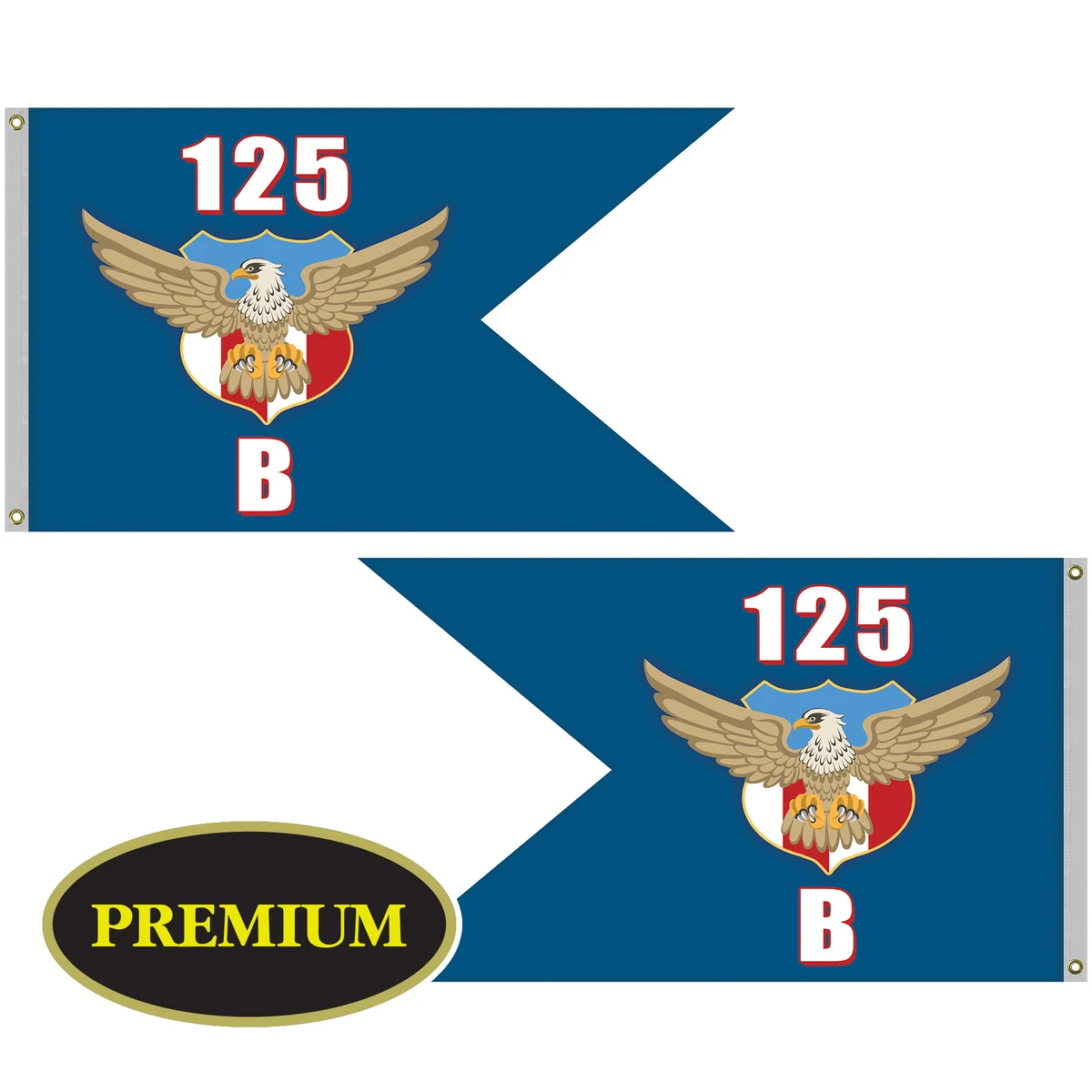 Double Sided Knitted Polyester Guidon Boat Flag (36"x60") 1