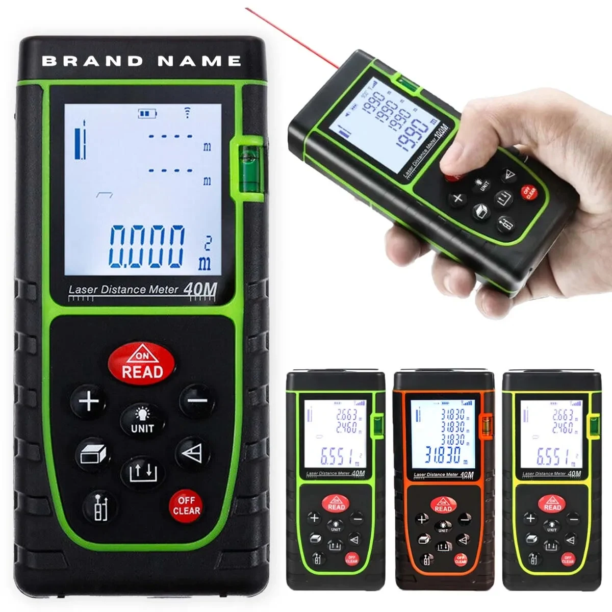 40/60/80/100M Laser Rangefinder Electronic Ruler 1