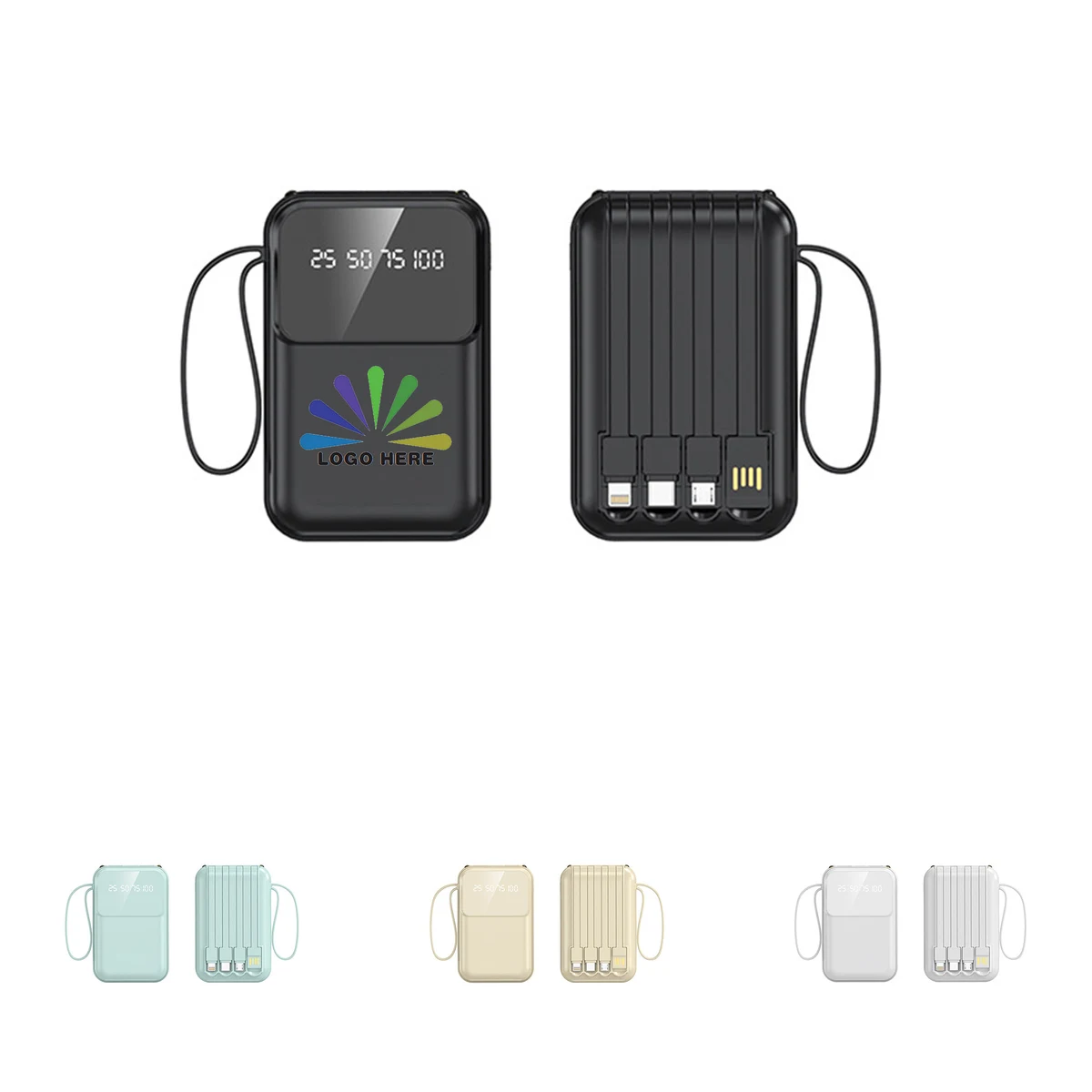 10000mA Four-Wire Mobile Power Supply 1