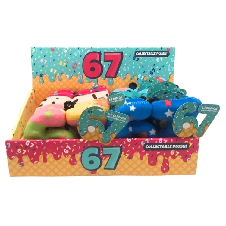 6-7 Clip-On Plush - Assorted 1