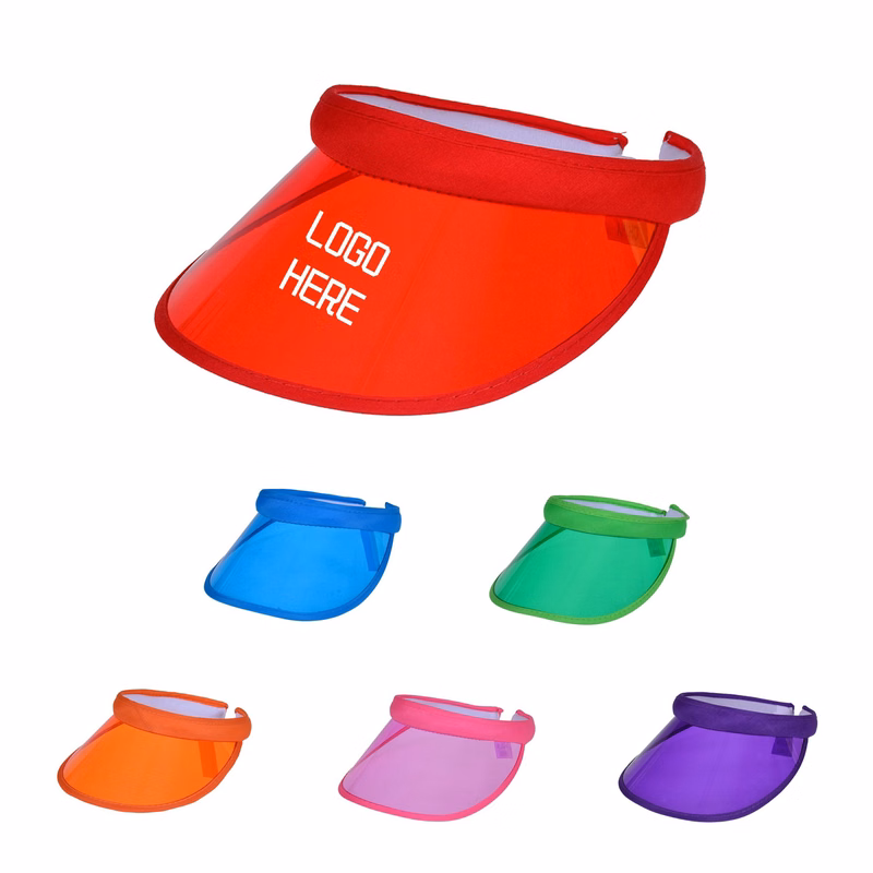 Beach Plastic Clear Sun Visor Cap