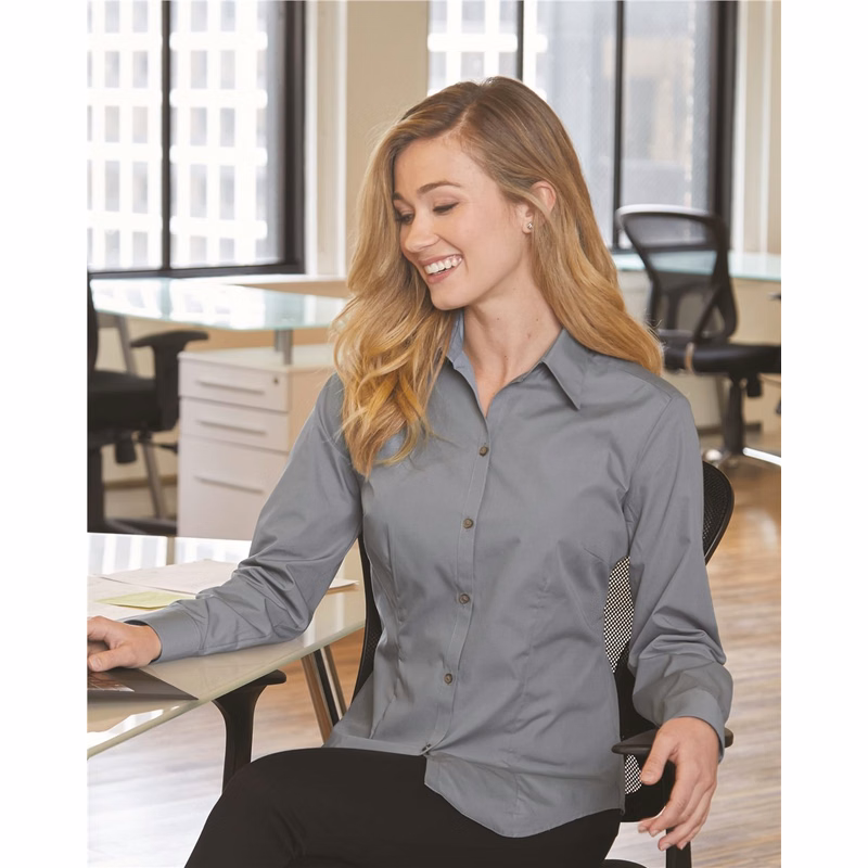 Women's Silky Poplin Shirt - 13V0114