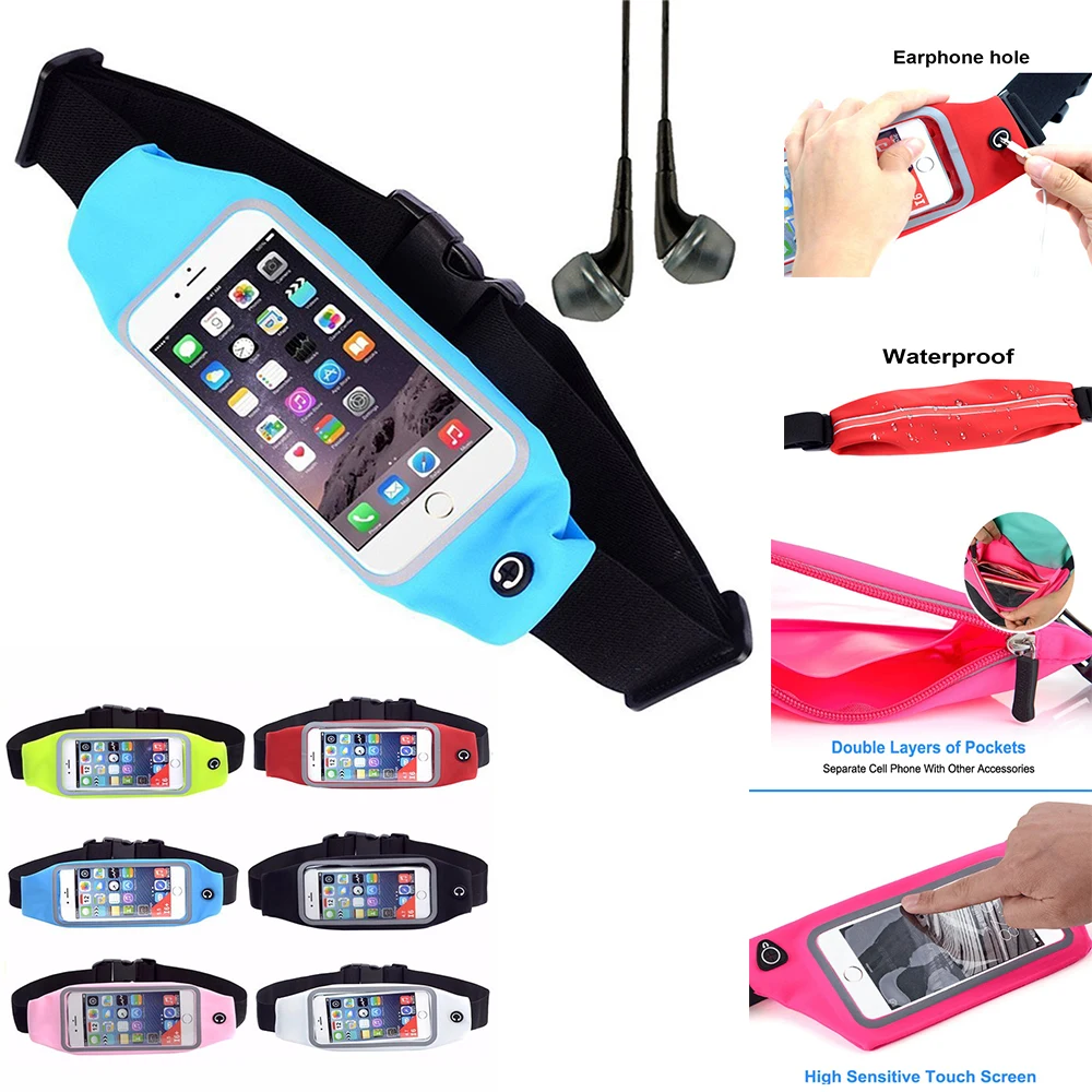 Touch Screen Waterproof Sports Running Waist Pack 1