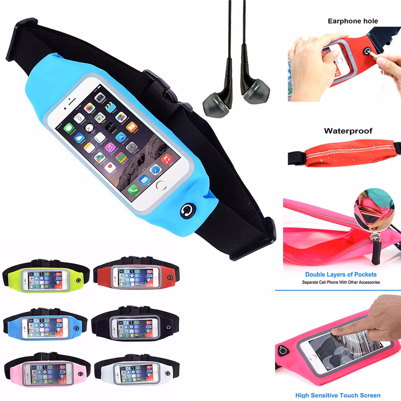 Touch Screen Waterproof Sports Running Waist Pack