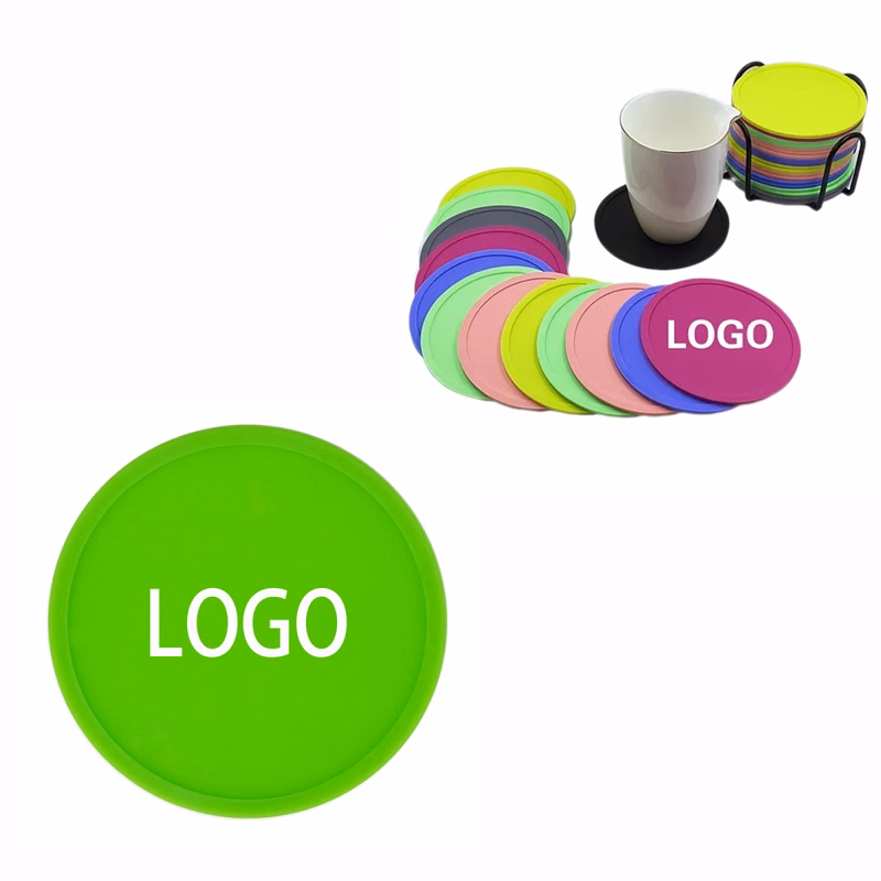 Silicone Coaster Drink MOQ 50pcs
