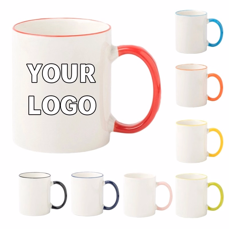 Custom 11 oz. C-handle Ceramic Mugs