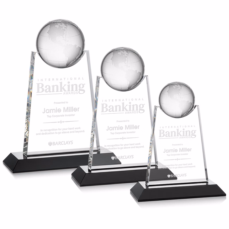 Netherford Globe Award - Black