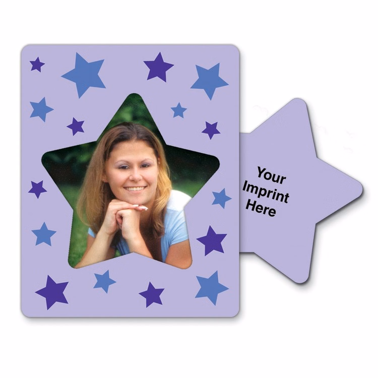 30 Mil Star Center Picture Frame Magnet - Full Color