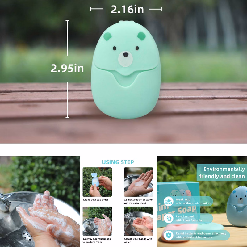 Disposable Travel Paper Soap Sheets