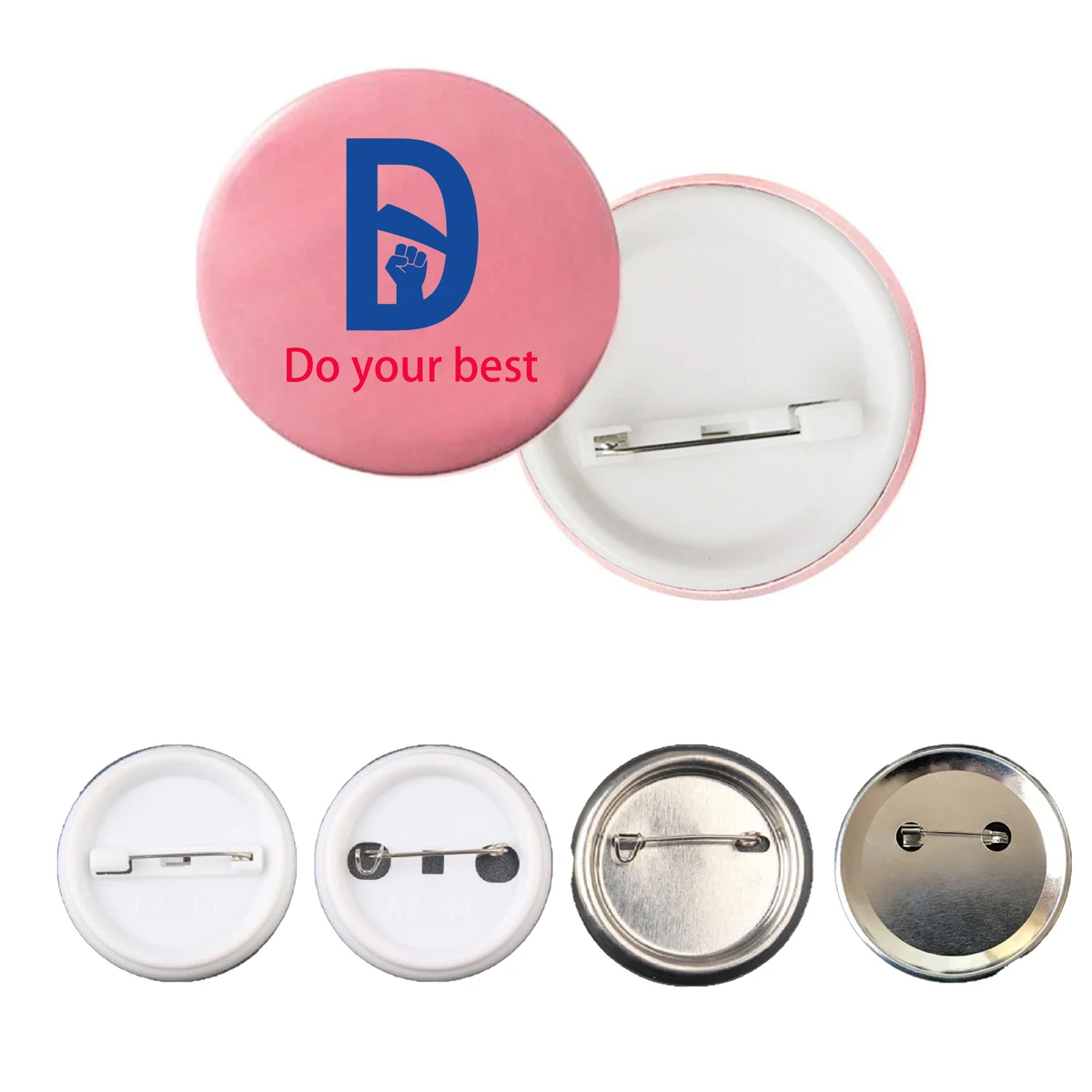 Unisex Round Button Badge Pin 1
