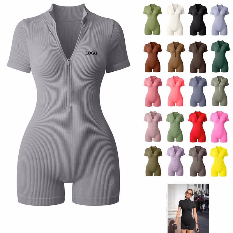 Womens Yoga Workout Rompers