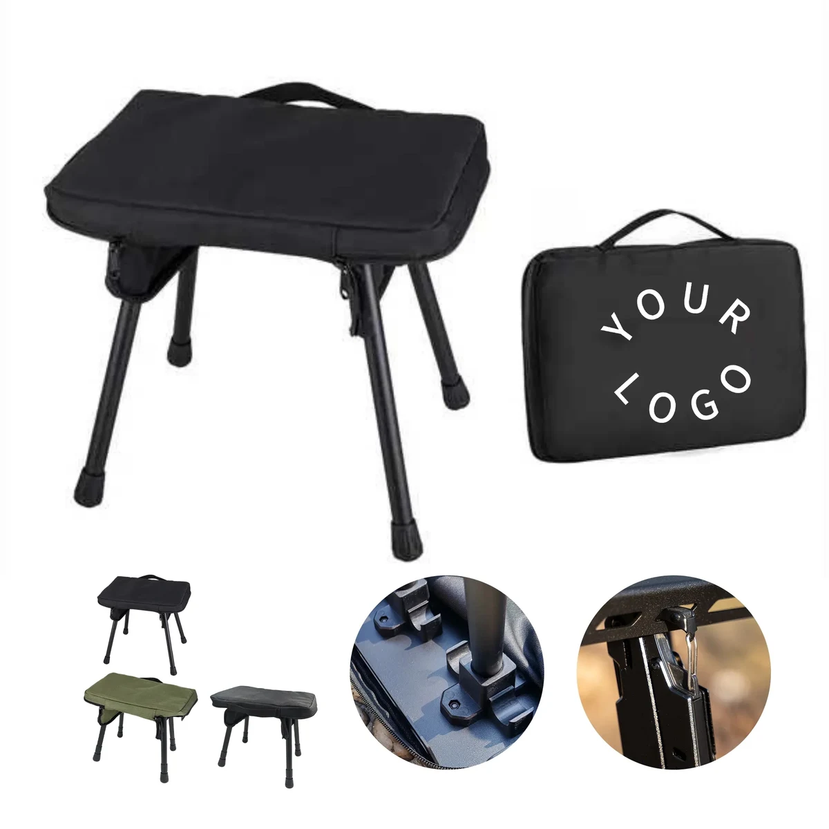 MOQ 50 Steel Folding Stool 1