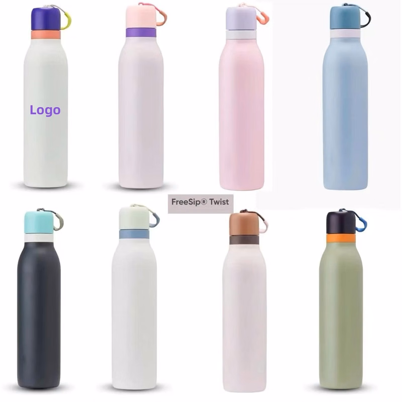 Owala FreeSip Twist Insulated Stainless Steel Water Bottle with Straw for Sports and Travel