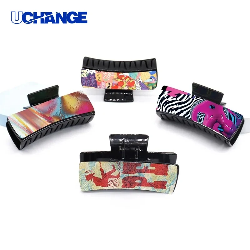 4" Rectangle Hair Clip for Women 1