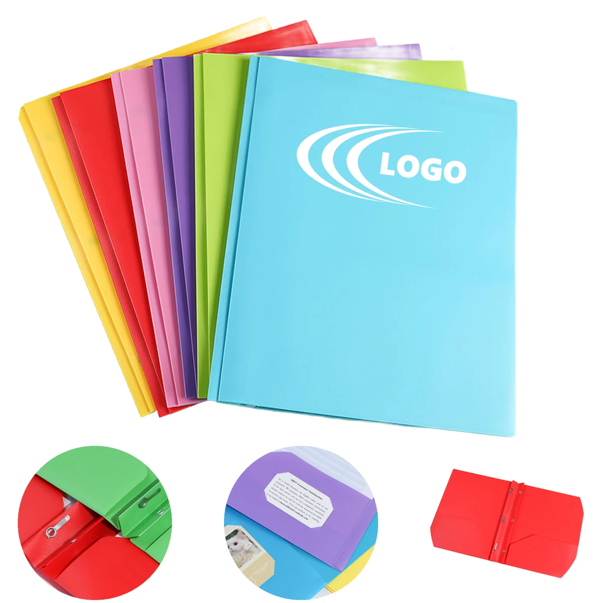 Lightweight PP Clips With Custom Logo Printing 1