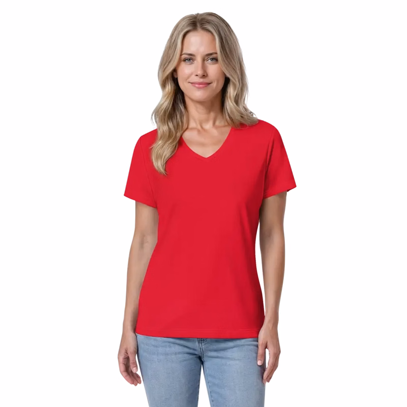 Ladies' Value Wicking V-Neck Tee