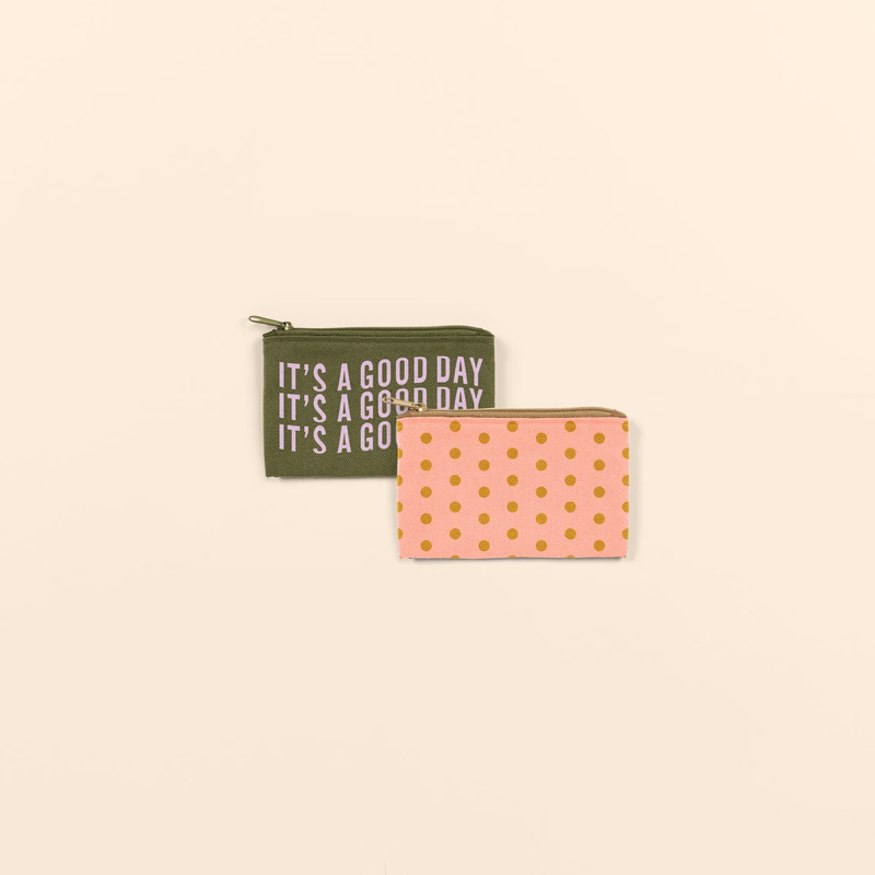 PENNY POUCH - COLORED CANVAS
